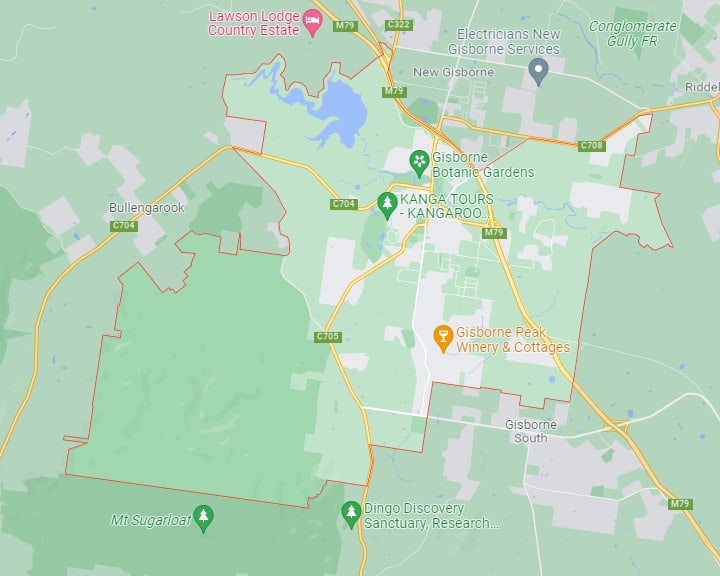 Gisborne map area